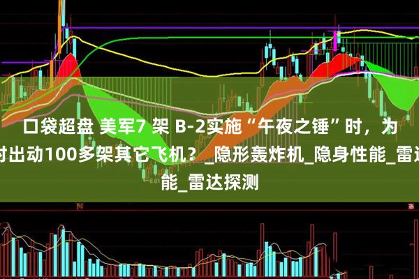 口袋超盘 美军7 架 B-2实施“午夜之锤”时，为何同时出动100多架其它飞机？_隐形轰炸机_隐身性能_雷达探测